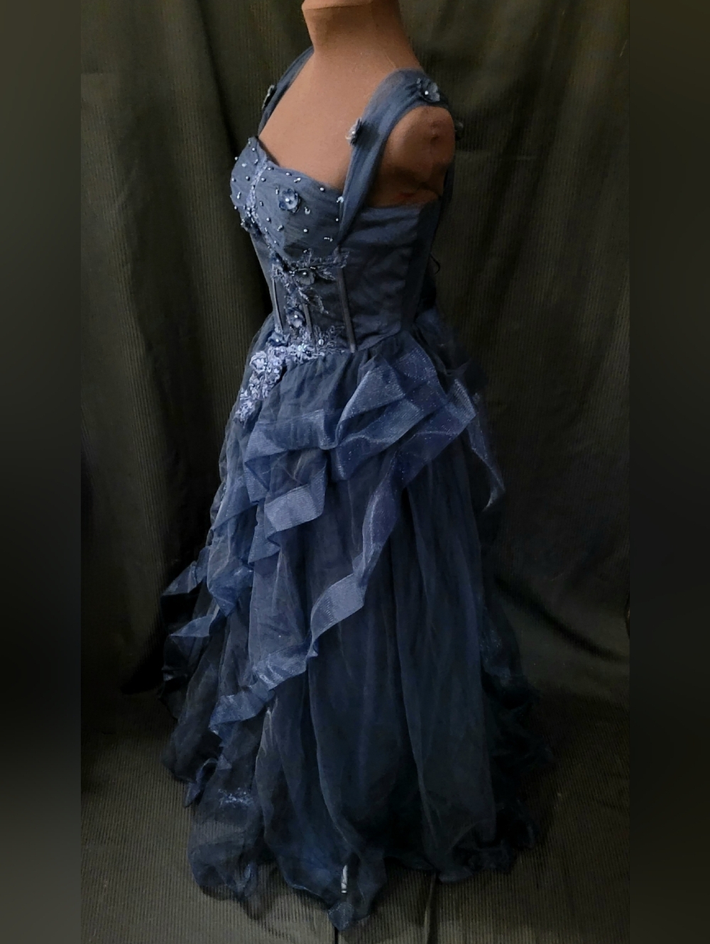 Deep Navy 1-of-1 Designer Wedding Gown